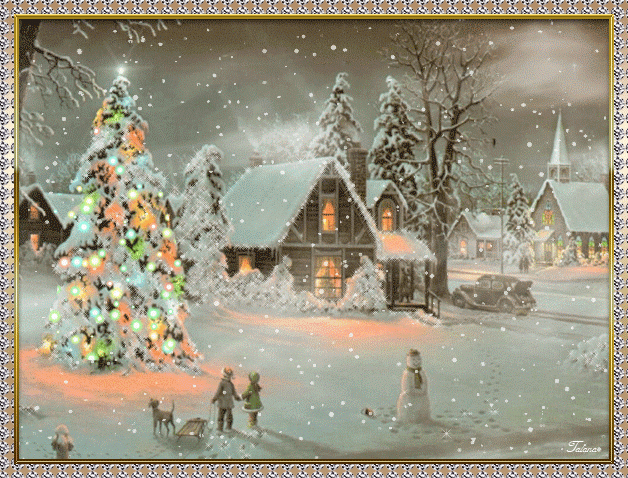 Різдво Христове. привітання, анімовані картинки, завірюха, снігова буря, сніг, затишок, домашній затишок