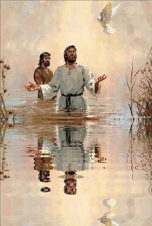 З Богоявленням! Христос Хрещається! В річці Йордані! віршовані привітання і анімовані листівки