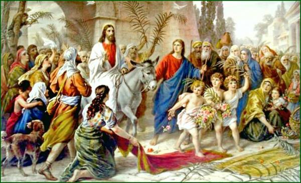 З Вербною неділею - В'їзд Ісуса Христа в Єрусалим