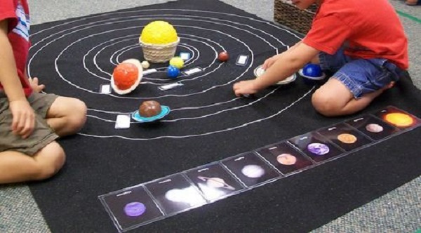 Розвиваючі монтесорі-ігри для дітей 3-6 років. Астрономія