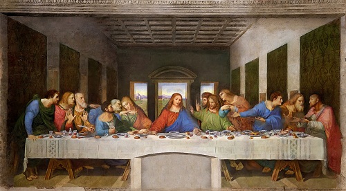 "Таємна вечеря", Леонардо да Вінчі