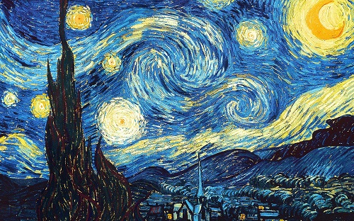 "Зоряна ніч", Ван Гог